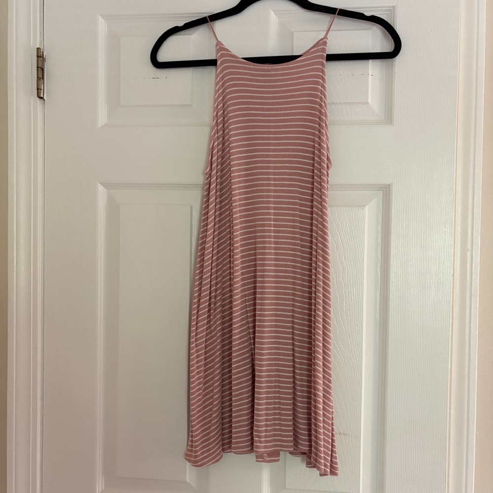 Forever 21 Pink Striped Mini Dress